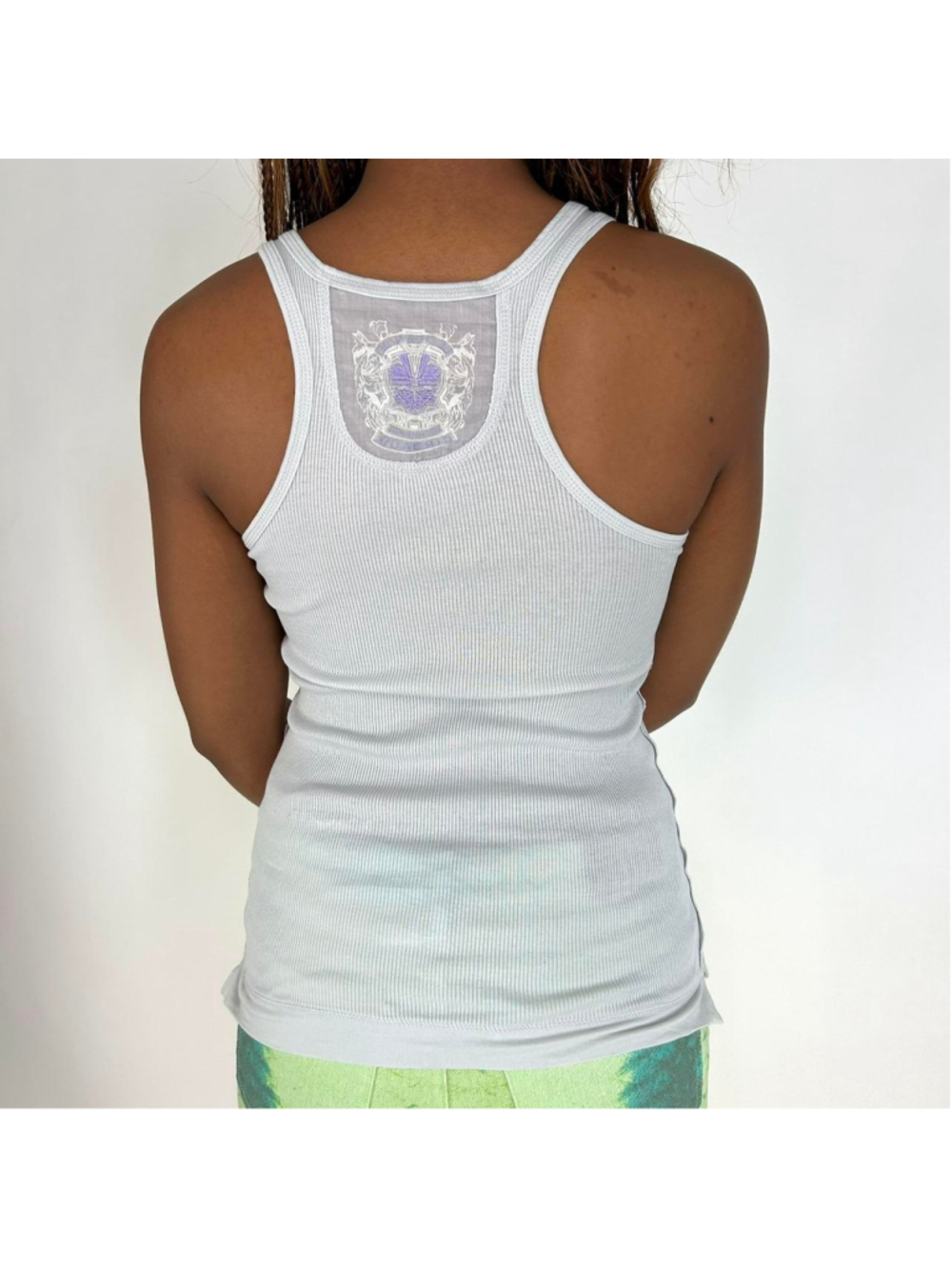vintage Marithe + Francois Girbaud blue tank top